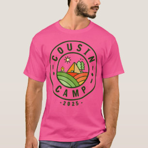 Camiseta Vacaciones de verano de la tribu de camping Cousin
