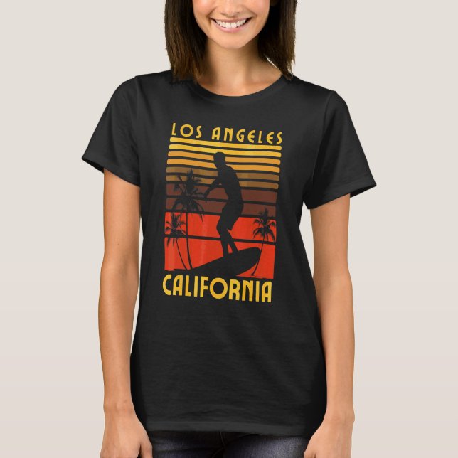 Camiseta Vacaciones de verano de Los Ángeles California Bea (Anverso)
