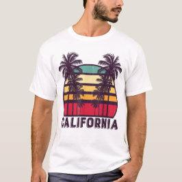 Camiseta Vacaciones de verano de Palm Tree en la playa de C