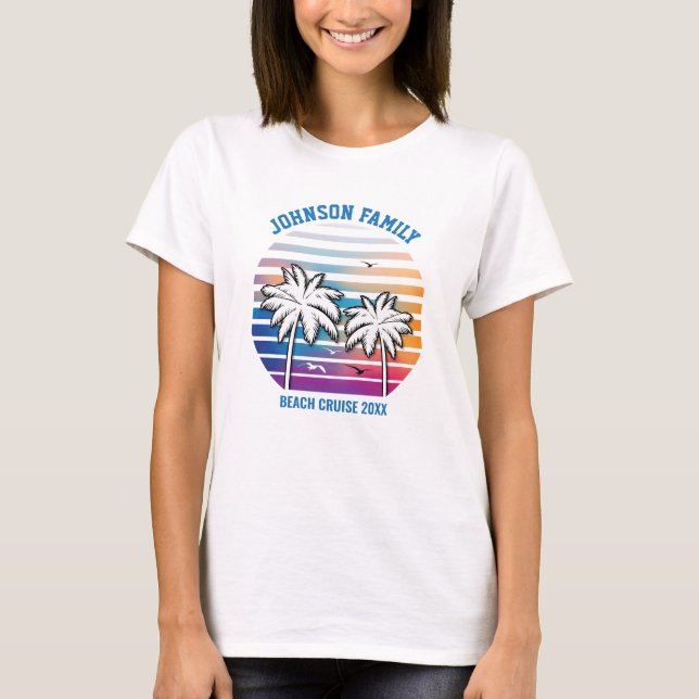 Camiseta Vacaciones de verano de Personalizado de la Reunió (Anverso)