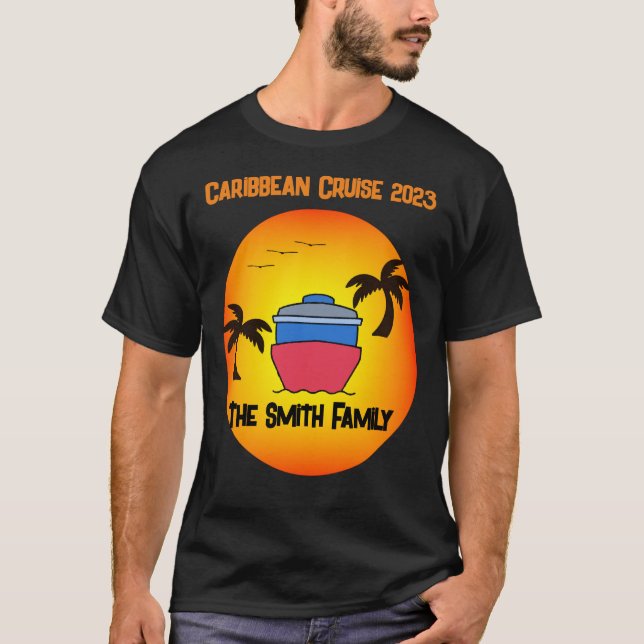 Camiseta Vacaciones de verano de Personalizado de playa (Anverso)