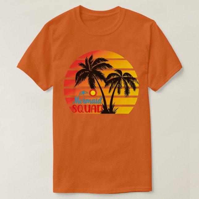 Camiseta Vacaciones de verano de Sirena 2022 (Diseño del anverso)