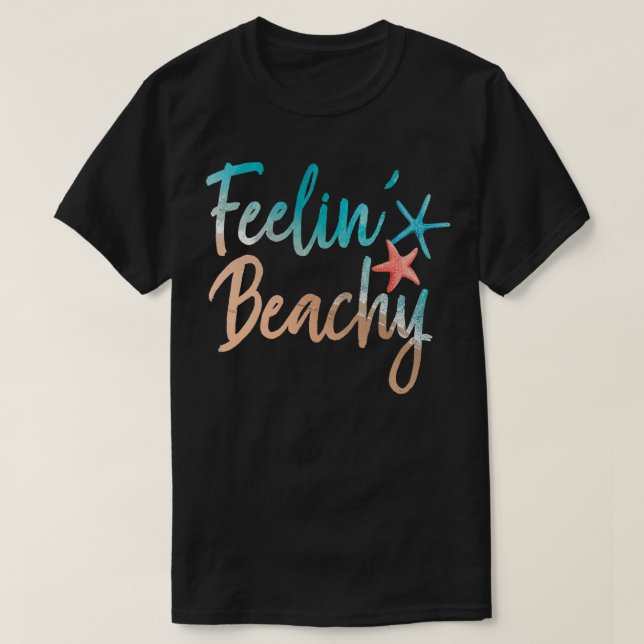 Camiseta Vacaciones de verano de Starfish Beach Feelin Beac (Diseño del anverso)