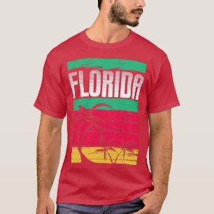 Camiseta Vacaciones de verano del estado de Florida Tropica