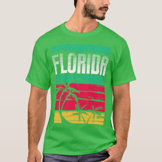 Camiseta Vacaciones de verano del estado de Florida Tropica