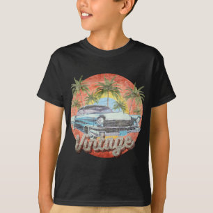 Camiseta Vacaciones de verano en coche vintage rústico