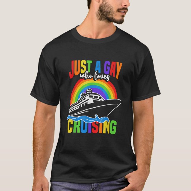 Camiseta Vacaciones de verano en cruceros gay (Anverso)