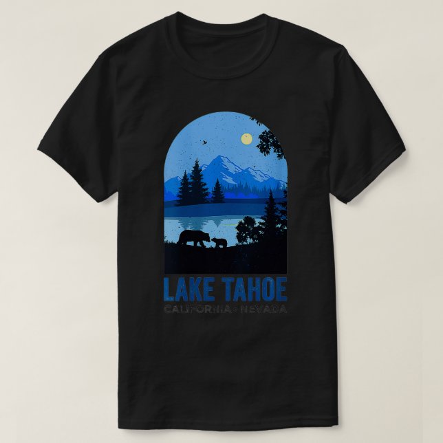 Camiseta Vacaciones de verano en el lago Tahoe California N (Diseño del anverso)