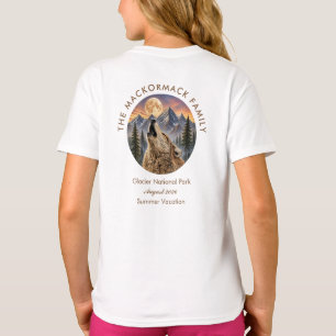 Camiseta Vacaciones de verano en familia Atardecer en Wolf
