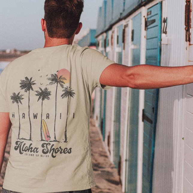 Camiseta Vacaciones de verano en Hawaii Beach Surfer (Hawaii Beach Surfer Summer Vacation T-Shirt)