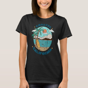 Camiseta Vacaciones de verano en la playa costera retro de