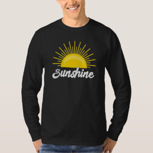 Camiseta Vacaciones de verano en la playa Cute Tee Sunshine