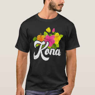 Camiseta Vacaciones de verano en las flores de Hibiscus Haw
