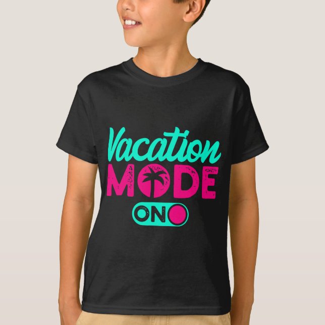 Camiseta Vacaciones de verano en modo de vacaciones (Anverso)