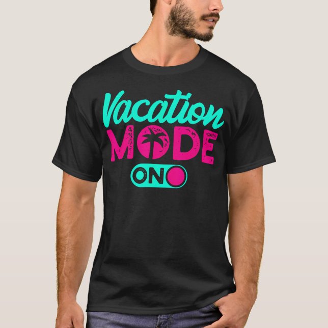 Camiseta Vacaciones de verano en modo de vacaciones (Anverso)