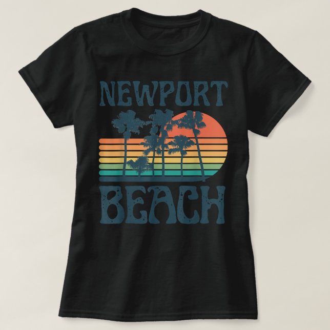 Camiseta Vacaciones de verano en Newport Beach California  (Diseño del anverso)
