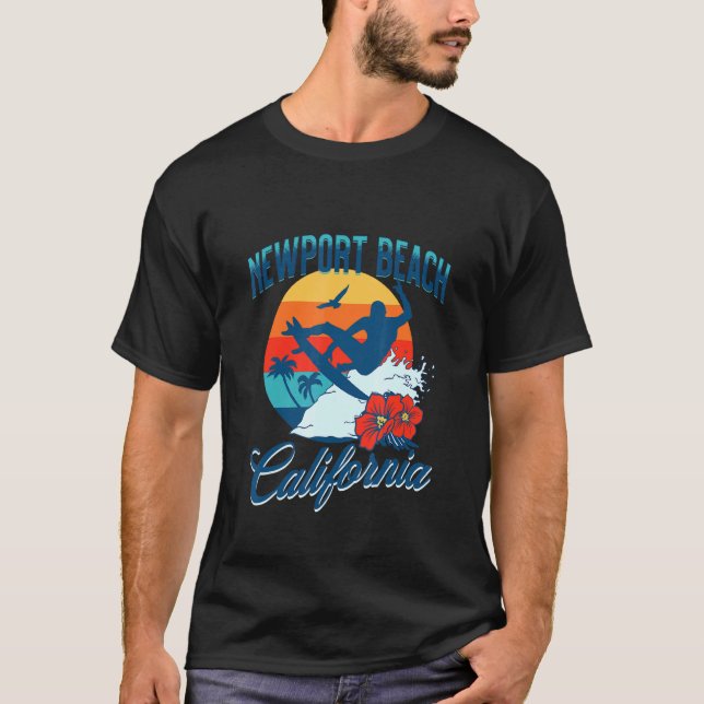 Camiseta Vacaciones de verano en Newport Beach California (Anverso)