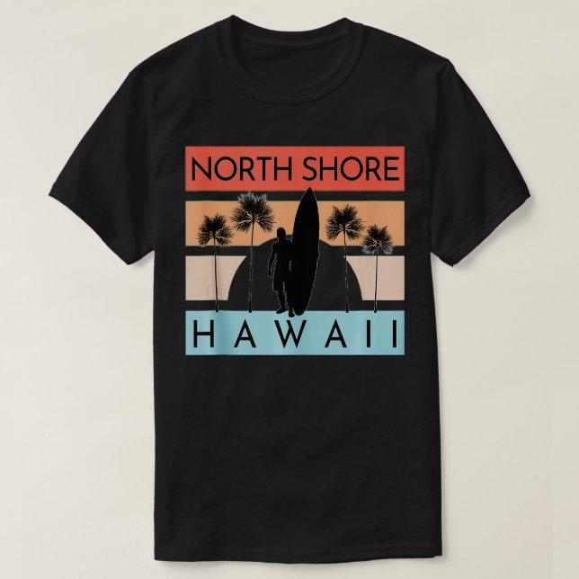 Camiseta Vacaciones de verano en North Shore Hawaii Beach S (Diseño del anverso)