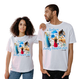 Camiseta Vacaciones de verano en Santorini Grecia