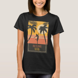 Camiseta Vacaciones de verano interminables tropicales