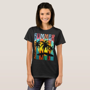 CAMISETA VACACIONES DE VERANO PLAYA OCÉANO SURFISTA SURF