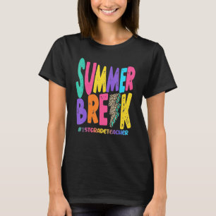 Camiseta Vacaciones de Verano Profesor de 1er Grado Sustitu