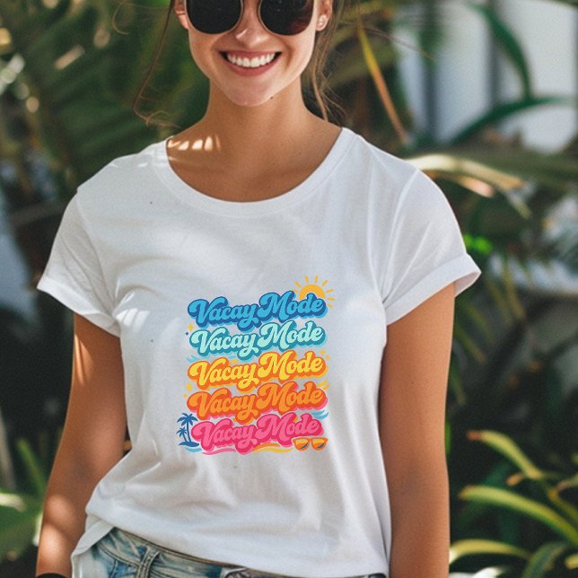 Camiseta Vacaciones de Verano Retro (Subido por el creador)