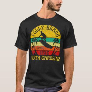 Camiseta Vacaciones de verano Vi de Folly Beach South olina