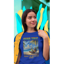 Camiseta ¡Vacaciones de viaje de prisa, tranquilo estoy tra
