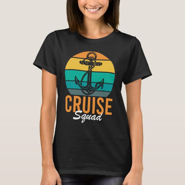 Camiseta Vacaciones de viaje en crucero de la familia Cruis (Anverso)
