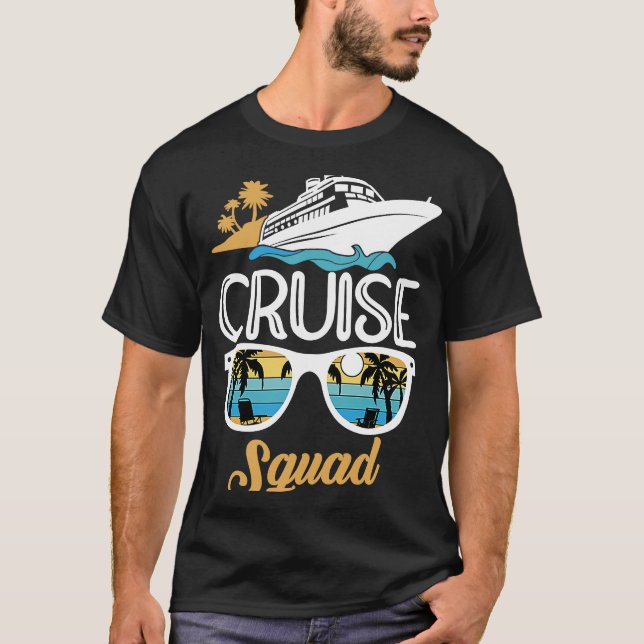 Camiseta Vacaciones de viaje en crucero de la familia Cruis (Anverso)