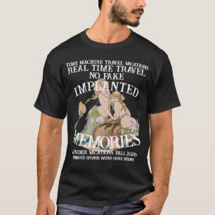 Camiseta Vacaciones de viaje en máquina del tiempo Sirenas
