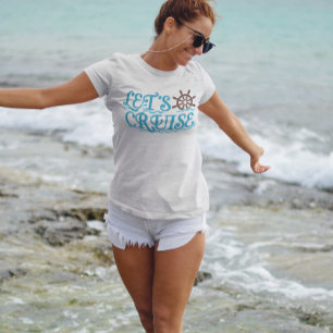Camiseta Vacaciones de viaje náutico Vamos a navegar
