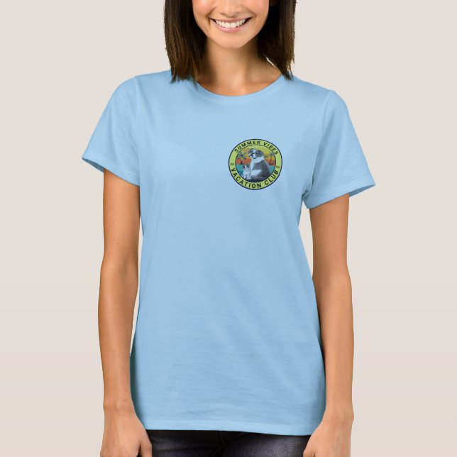 Camiseta Vacaciones de Vibe de Verano (Anverso)