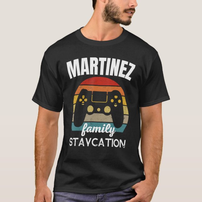 Camiseta Vacaciones de videojuego de estadía de la familia  (Anverso)