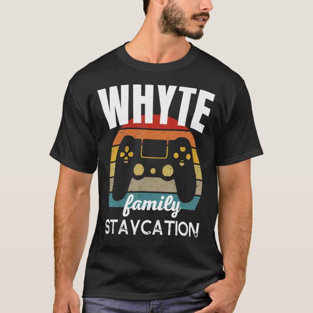 Camiseta Vacaciones de videojuegos de estatación de la fami (Anverso)