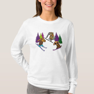 Camiseta Vacaciones del esquí del perrito