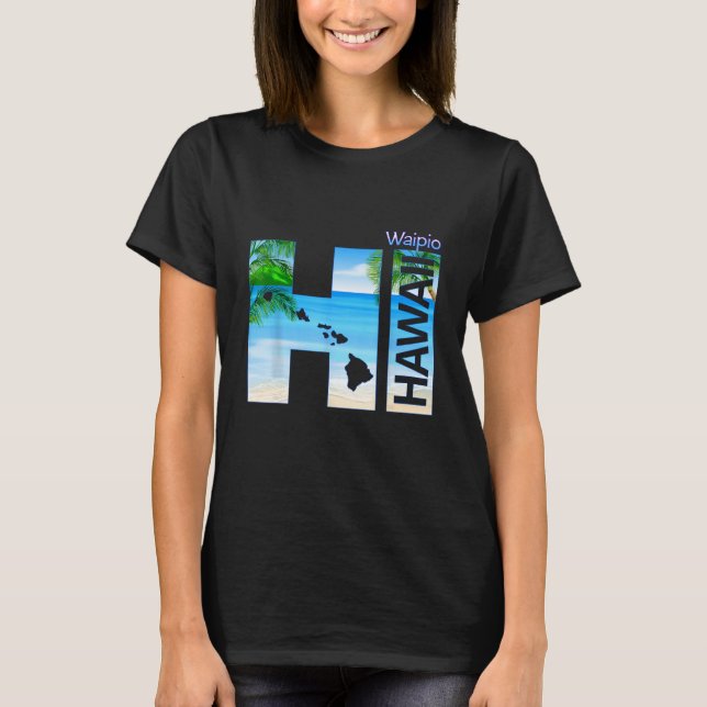 Camiseta Vacaciones del estado de Waipio HI Hawaii Aloha (Anverso)