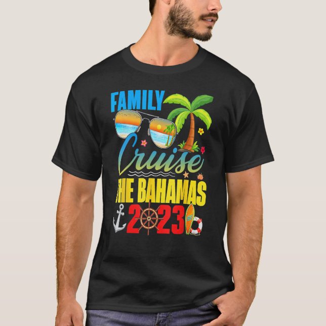 Camiseta Vacaciones del grupo de amigos familiares Cruise 2 (Anverso)
