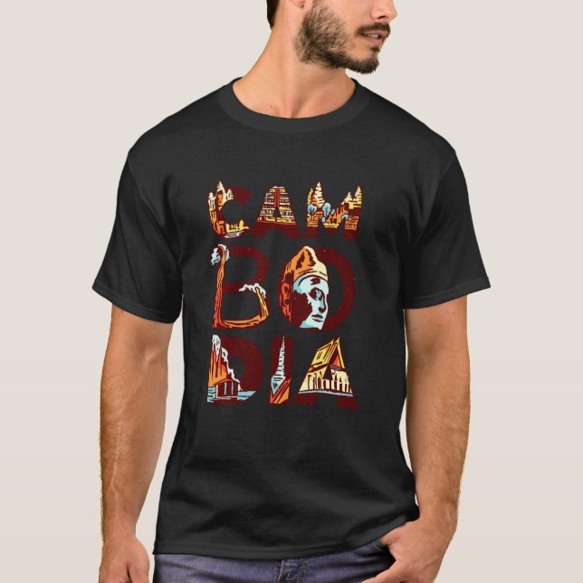 Camiseta Vacaciones del sudeste asiático de Camboya Angkor  (Anverso)