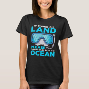 Camiseta Vacaciones deportivas de buceo con tubo de buceo 4