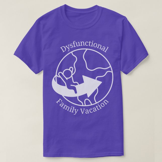 Camiseta Vacaciones disfuncionales familiares (Diseño del anverso)