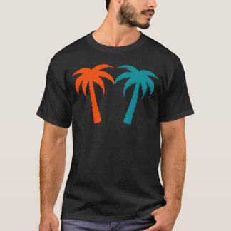 Camiseta Vacaciones divertidas con palmeras tropicales
