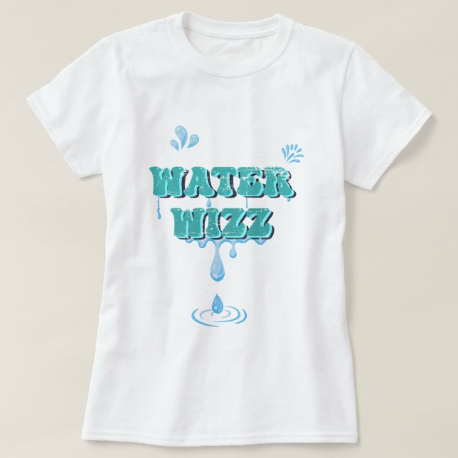 Camiseta Vacaciones divertidas de Water Wizz (Diseño del anverso)