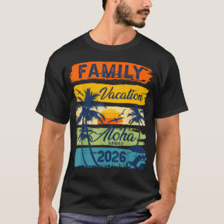 Camiseta Vacaciones en Aloha Hawaii 2026 Viaje Familiar a J