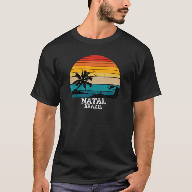 Camiseta Vacaciones en Brasil en el Río Grande del Norte (Anverso)