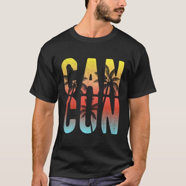 Camiseta Vacaciones en Cancún (Anverso)