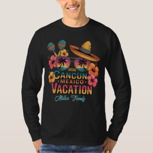 Camiseta Vacaciones en Cancun México Playa Viaje Tropical V