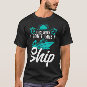 Camiseta Vacaciones en Crucero de Pasajeros Juego de Palabr