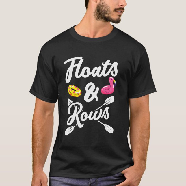 Camiseta Vacaciones En El Lago Floats And Rows (Anverso)
